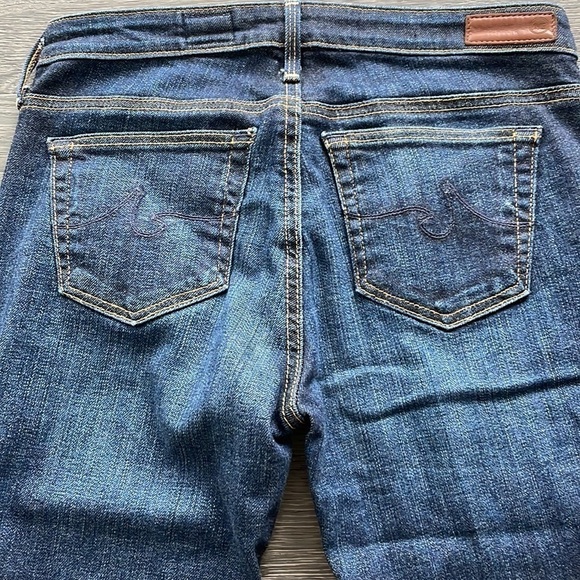 Sz25 AG Adriano Goldschmied The Stilt Cigarette Leg Dark Wash EUC - Picture 8 of 9